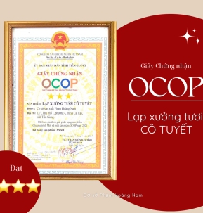 Giấy chứng nhập OCOP