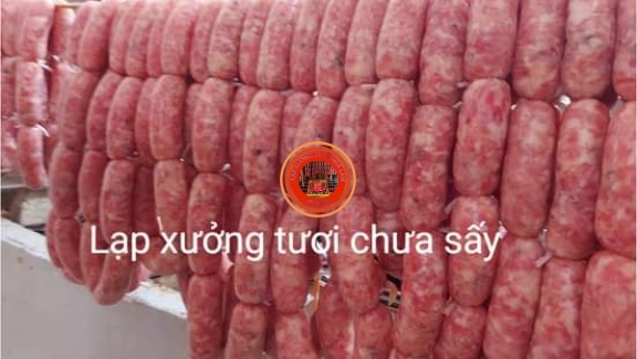 Sản xuất lạp xưởng tươi Cai Lậy Tiền Giang