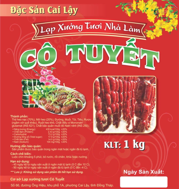 LẠP XƯỞNG CÔ TUYẾT 0909657555