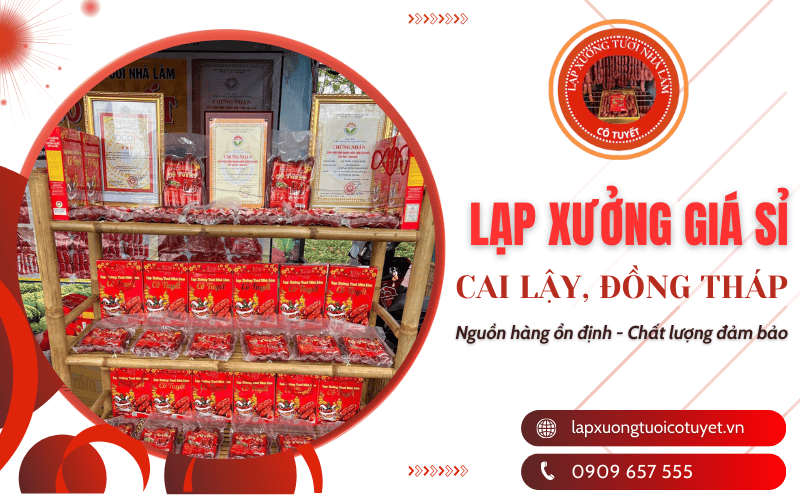 lạp xưởng giá sỉ Đồng Tháp